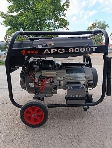 Инструменттер: Бензиновый генератор Kumo APG-8000T - Мощность: до 8 кВА (указано на — 3