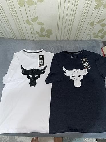 военный одежда: Мужская футболка, M, L, Все размеры, Under Armour, Новый, цвет - Белый, Самовывоз, Платная доставка — 2
