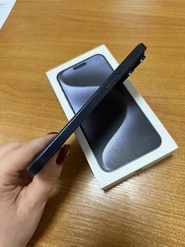 macbook 2008: IPhone 15 Pro, Б/у, 512 ГБ, Blue Titanium, Коробка, 84 % — 2