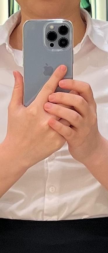 second hand mobile: IPhone 13 Pro, Б/у, 128 ГБ, Sierra Blue, Защитное стекло, Чехол, Кабель, 76 % — 1