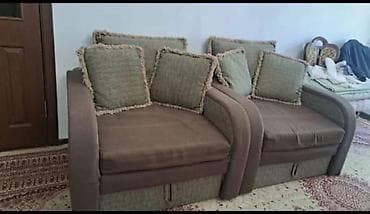 кровать кресло трансформер: Кресло-кровать, Односпальный, цвет - Коричневый — 1