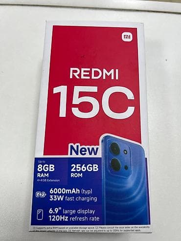 xiaomi redmi note 4x 4: Redmi, Redmi 15C, Б/у, 256 ГБ, цвет - Черный, 2 SIM — 3