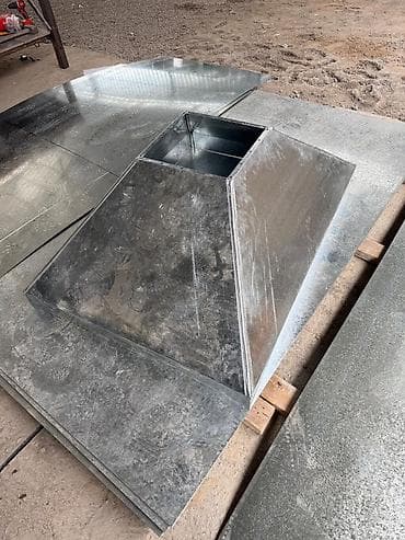 вытяжки промышленные: Оцинкованные воздуховодные зонты/колпаки для приточно‑вытяжной — 9