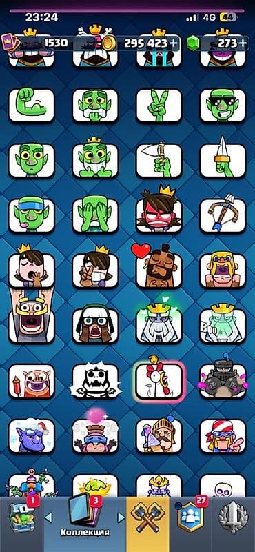 stranger things: Игровой аккаунт Clash Royale +10000 кубков,несколько раз покупал клэш — 5