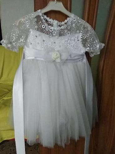 Детские электрокары: Детское платье, цвет - Белый, Новый — 1