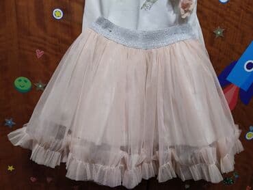 бальное платье для девочки: Детское платье, цвет - Розовый, Б/у — 7