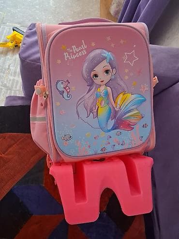 Аксессуары: Детский школьный рюкзак «The Real Princess» с русалочкой - Цвет — 1