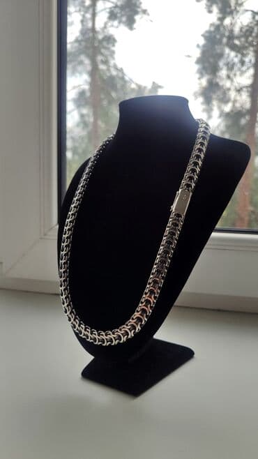 продаю золотую цепочку: Цепь "Рамзес" Серебро 925 проба Вес 138 грамм Длина 60 см Ширина 12 мм — 6