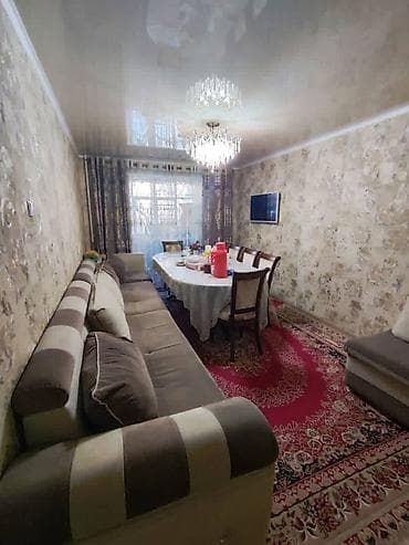 Квартиры: 3 комнаты, 58 м², Центральная мечеть 104 серия, 1 этаж, Косметический ремонт — 3