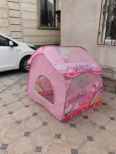 облака: Детская игровая палатка Hello Kitty (Teni Toys) - Тип: домик-палатка — 4
