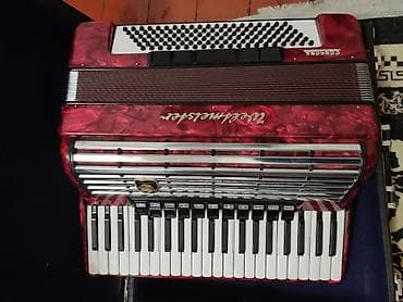 world class: Аккордеон Weltmeister (ГДР), модель Concerto. Корпус в красном — 3