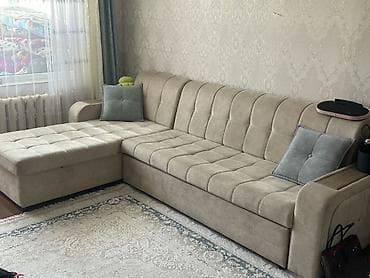 Угловые диваны: Угловой диван, C подушками — 3