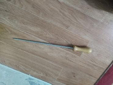 Металлический шомпол/струбцина-зонд с деревянной рукояткой - Прямой — 2