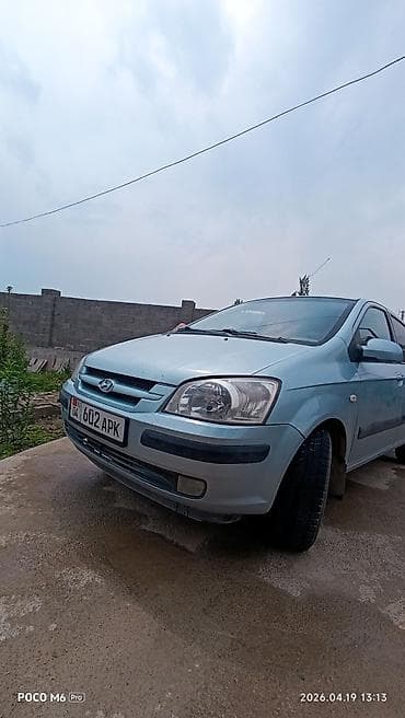 Унаа сатуу: Hyundai Getz: 2004 г., 1.4 л, Кол менен иштөөчү, Бензин, Хетчбек — 2