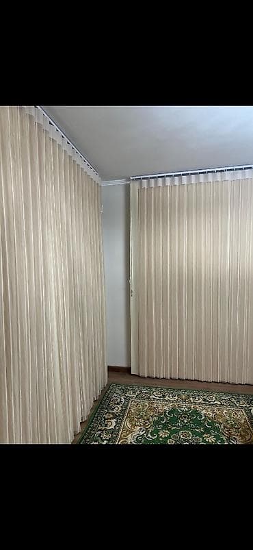 полиестер: Портьеры и тюль на потолочном карнизе - Комплект штор для — 2
