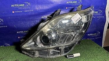 Автозапчасти: Передняя левая фара Toyota 2011 г., Б/у, Оригинал, Япония — 1