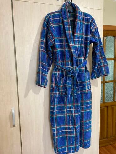 Прокат одежды: Мужской домашний костюм, 2XL, Б/у, цвет - Синий, Самовывоз — 3