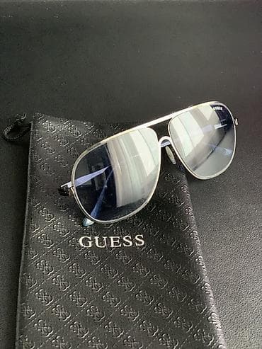 Аксессуары: Очки солнцезащитные GUESS (авиаторы) - Классическая форма aviator - — 1