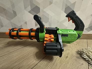 blox fruit: Игрушечный бластер-миниган с вращающимся барабаном В комплекте не — 1