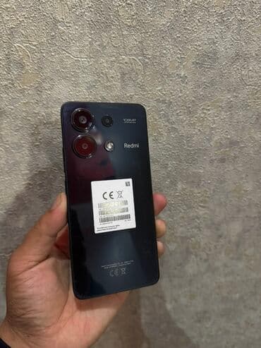 телфон б у: Redmi, Redmi Note 13, Колдонулган, 128 ГБ, түсү - Кара, 2 SIM — 1