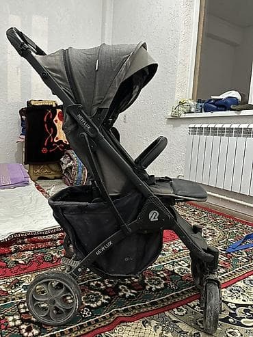 Коляски: Коляска, цвет - Черный, Б/у — 5