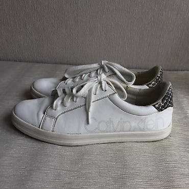 Эркектер кийими: Кроссовкалар, 38, Calvin Klein, Колдонулган, түсү - Ак, Өзү алып кетүү, Акылуу жеткирүү — 2