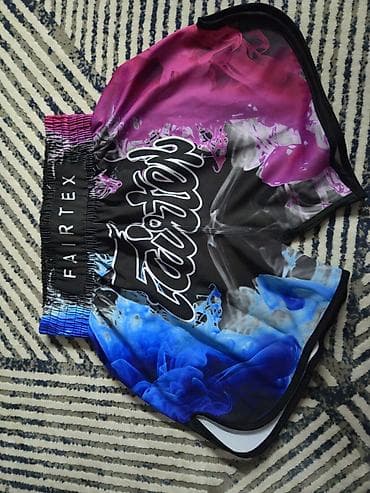 Спортивные шорты, Свободная, Укороченная модель, M — 1