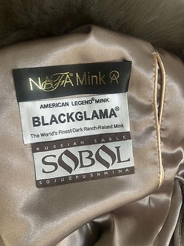 женские платья: Шуба, Норка, По колено, XL — 3
