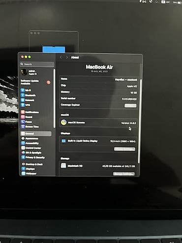 macbook pro air: Для программирования, Б/у, Apple M2, ОЗУ, RAM: 16 ГБ — 2