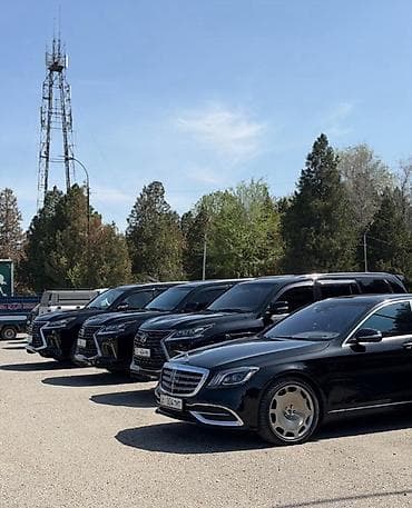 крыша жабаыз: Сдаю Mercedes-Benz S-Class для кортежа, С водителем, Седан — 2