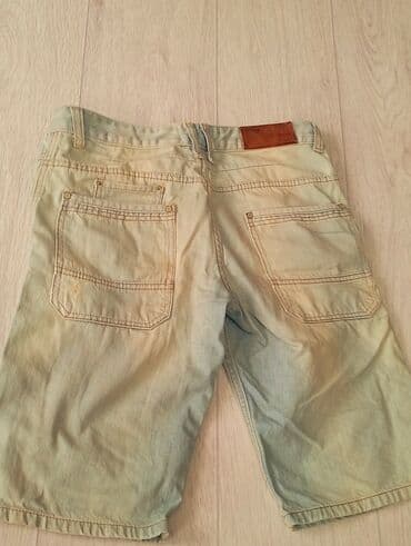 труба джинсы: Шорты, Лето, Италия, Б/у — 4