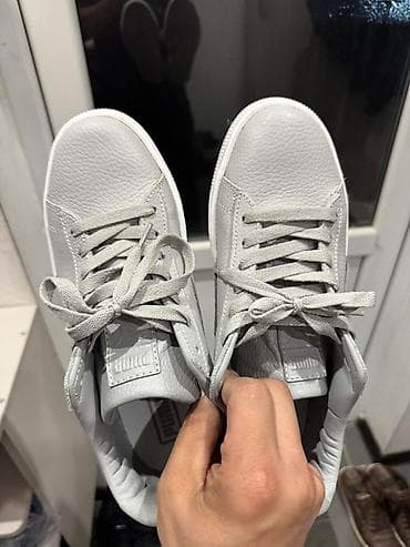 Мужские кроссовки, 41, Puma, Б/у, цвет - Серый