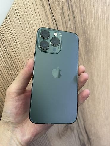 9000 iphone: IPhone 13 Pro, Б/у, 128 ГБ, Зеленый, Чехол, 87 % — 1