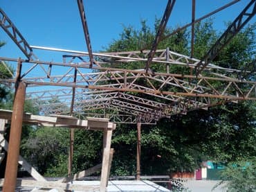 сип панел дом: Отопление, навес, гараж забор и т. д — 6