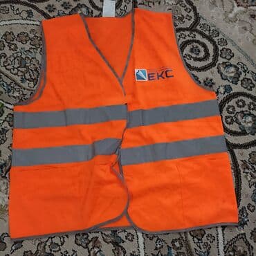 кители поварские и фартуки: Рабочий комплект одежды: утеплённая куртка и сигнальный жилетки в — 5