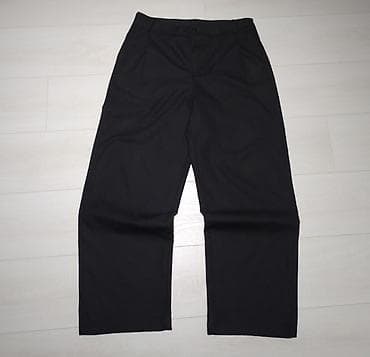 ремень пояс: Черные классические брюки прямого кроя - Цвет: глубокий черный - — 2