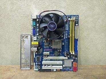 Материнская плата, Б/у, ASRock, LGA775, Micro-ATX, Для ПК