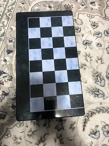 чехол а3: Набор настольных игр 3 в‑1: шахматы + нарды в складном кейсе,шашки - — 1