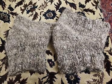 шерстяные брюки: Носки из натуральной собачьей и овечьей шерсти ручного прядения: пояс — 2