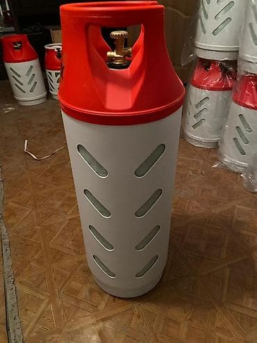 Композитный газовый баллон с редукторным вентилем - Материал: легкий