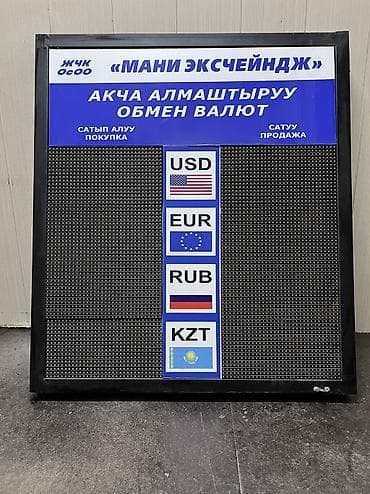 Строительное оборудование: Светодиодное табло для обменного пункта и не только Описание: - — 1