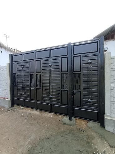 шкаф ашкана: Металлические распашные ворота с калиткой - Материал: сталь, сварная — 1