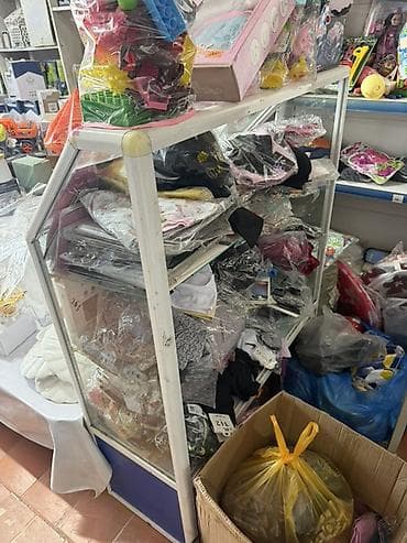 Бизнес үчүн жабдуулар: Стеклянные витрины/прилавки для магазина - Тип: напольные стеклянные — 5