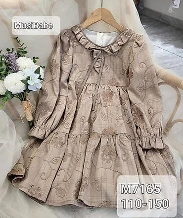 magic five: Детское платье, цвет - Бежевый, Новый — 2