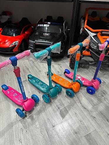 детские толокар: Детский самокат, Трёхколёсный — 2