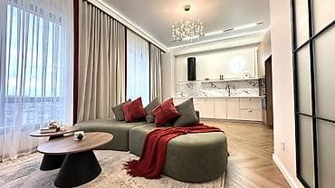 3комн квартира: 3 комнаты, 80 м², Элитка, Элитка, 16 этаж, Дизайнерский ремонт — 1
