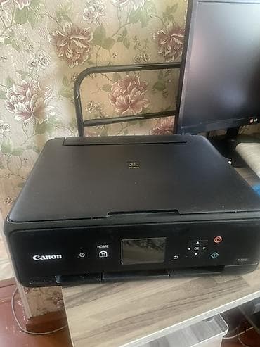 мини принтор: МФУ Canon PIXMA TS5040 — компактный струйный принтер/сканер/копир для — 1