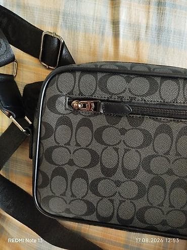 Сумка через плечо COACH New York, мужская/унисекс, компактная — 3