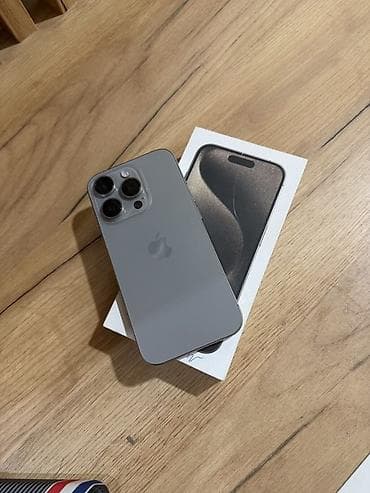 ipad pro m5: IPhone 15 Pro, Новый, 256 ГБ, Natural Titanium, Коробка, 87 % — 4