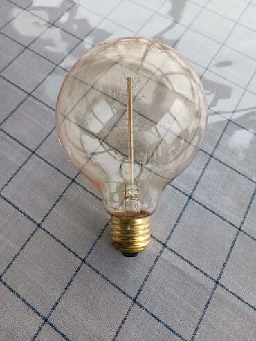 электрические лампы: Лампа Эдисон филамент для кафе и баров дешевле чем в магазине — 13